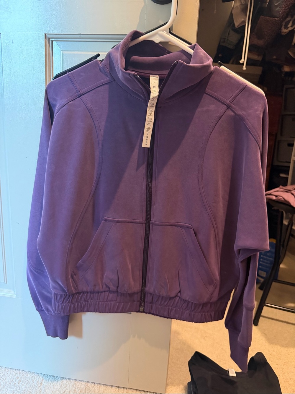 lululemon athletica Softstreme Purple Full-Zip Jacket